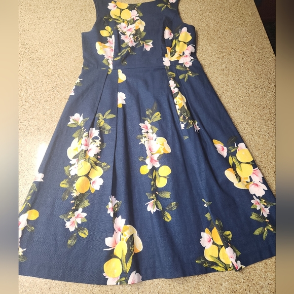 New York & Company Eva Mendez Midi Sundress with Pockets Size 16 - Picture 3 of 12